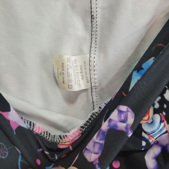 Bright Cheerful Clown Capri Leggings One‎  Size Fits All - Picture 6 of 6